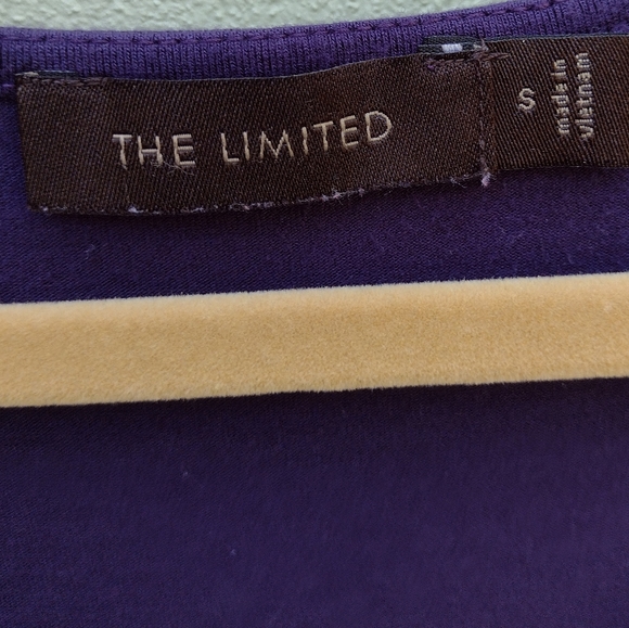 The Limited Dark Purple Slimming Long Top in Size Small - Picture 6 of 6